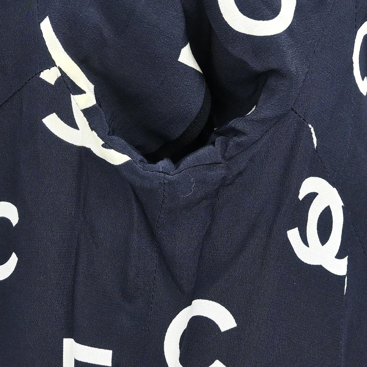Chanel 1997 Short Sleeve Dress Black #38