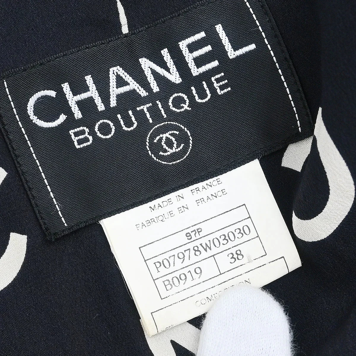 Chanel 1997 Short Sleeve Dress Black #38
