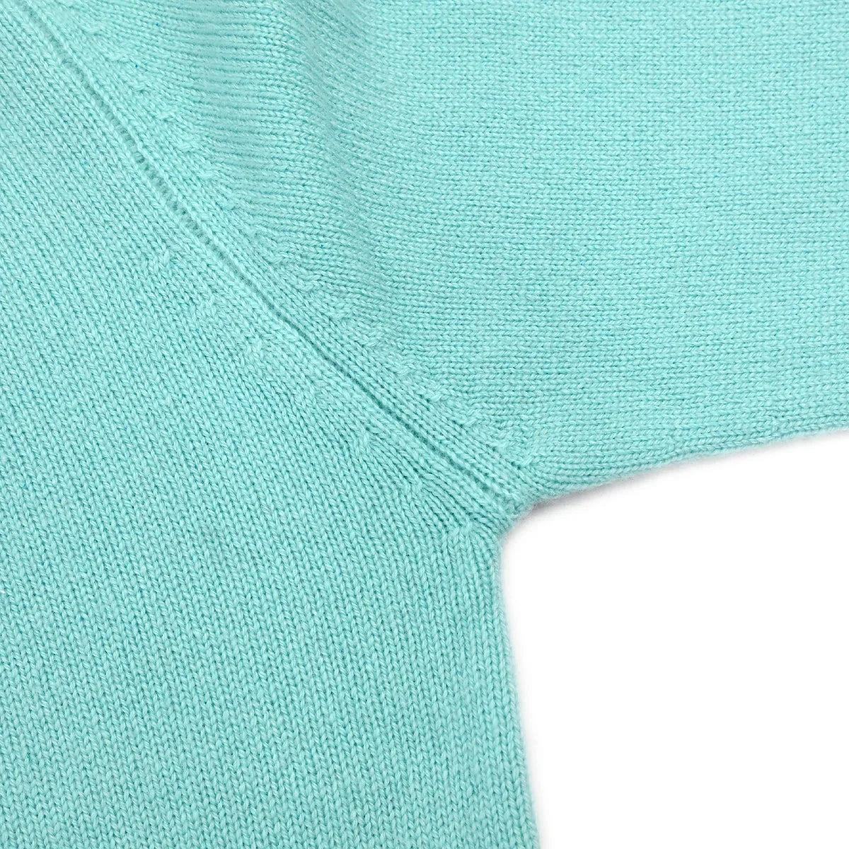 Chanel 1997 Sweater Knit Top Light Blue #40