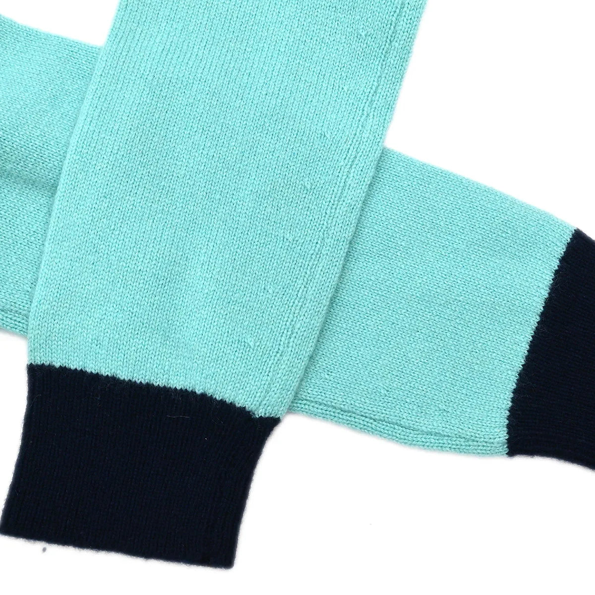 Chanel 1997 Sweater Knit Top Light Blue #40