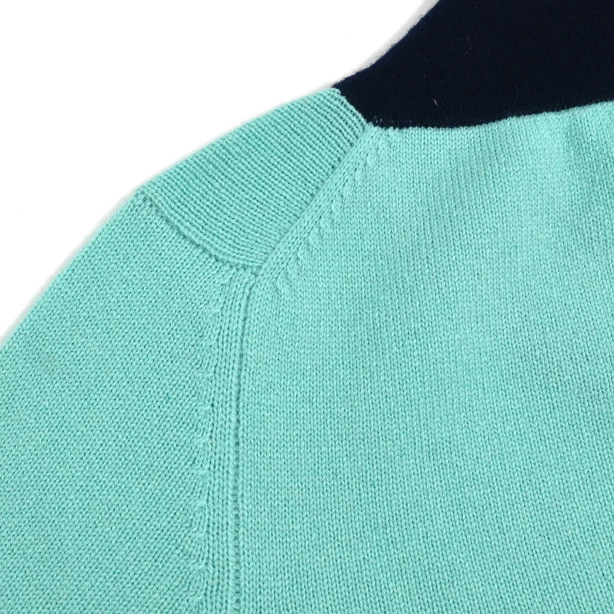 Chanel 1997 Sweater Knit Top Light Blue #40