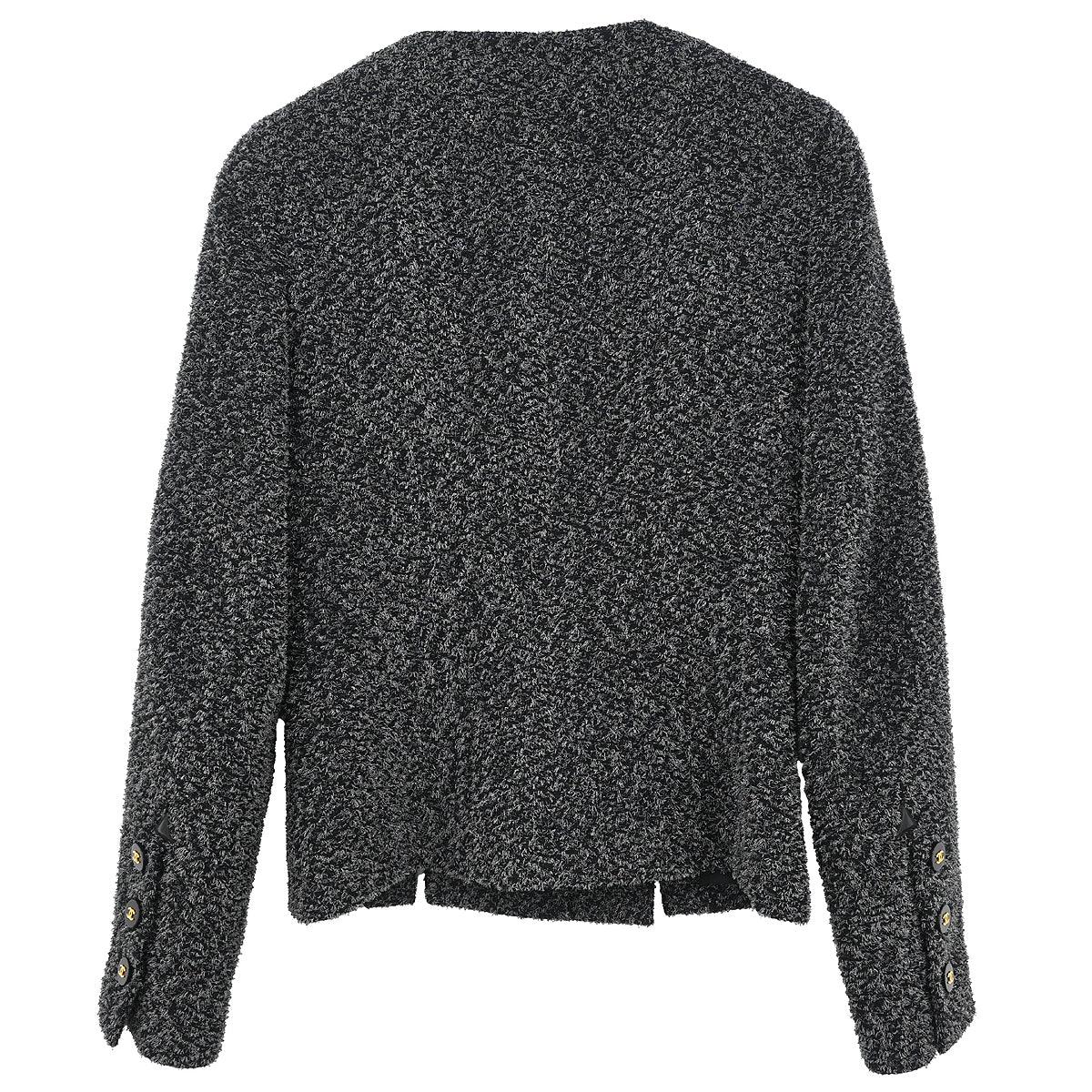 Chanel 1994 Collarless Jacket Gray #36