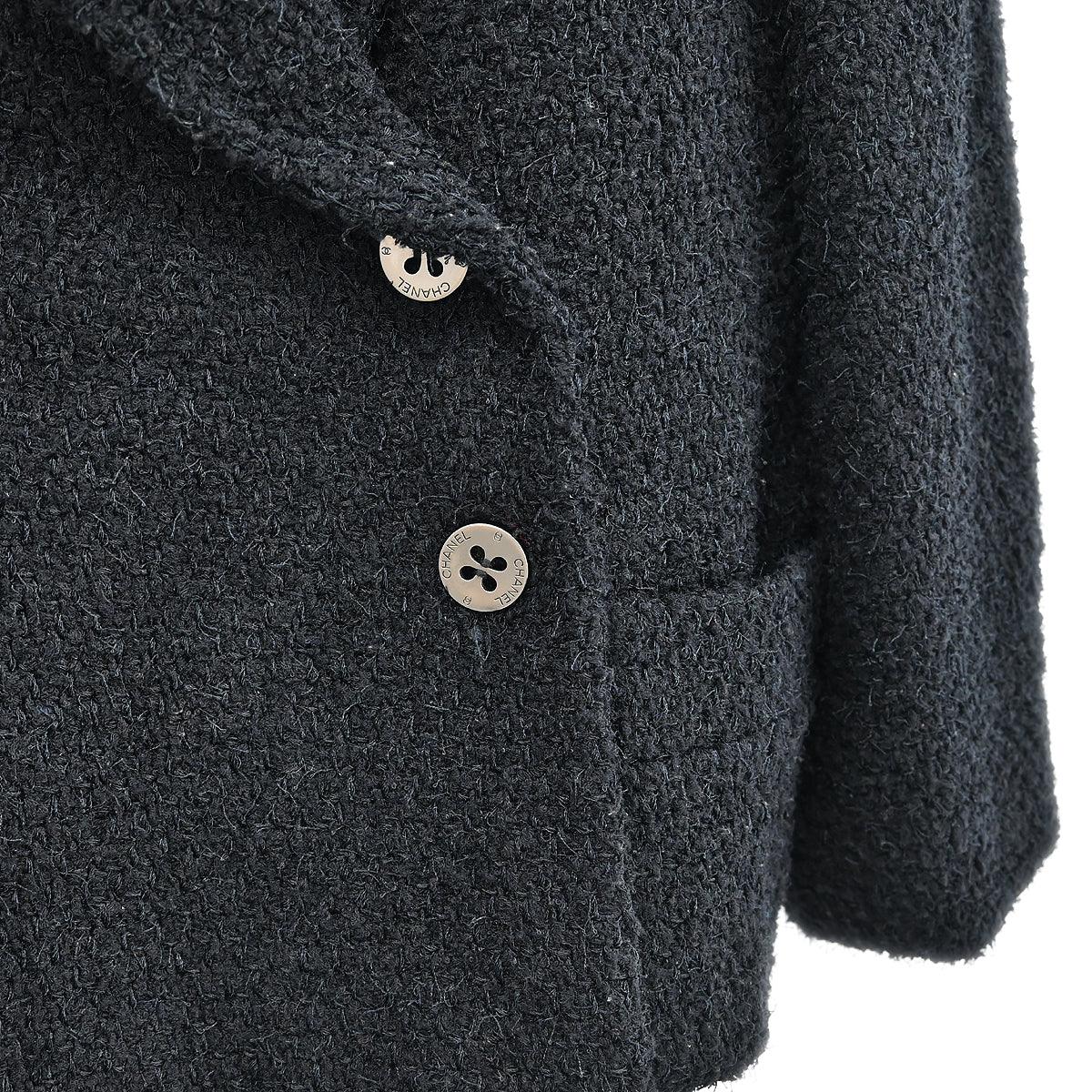 Chanel 2000 Double Breasted Jacket Black #42