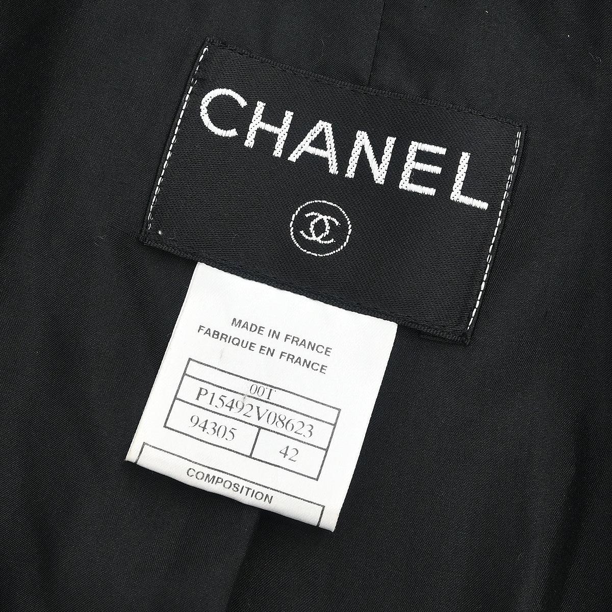 Chanel 2000 Double Breasted Jacket Black #42