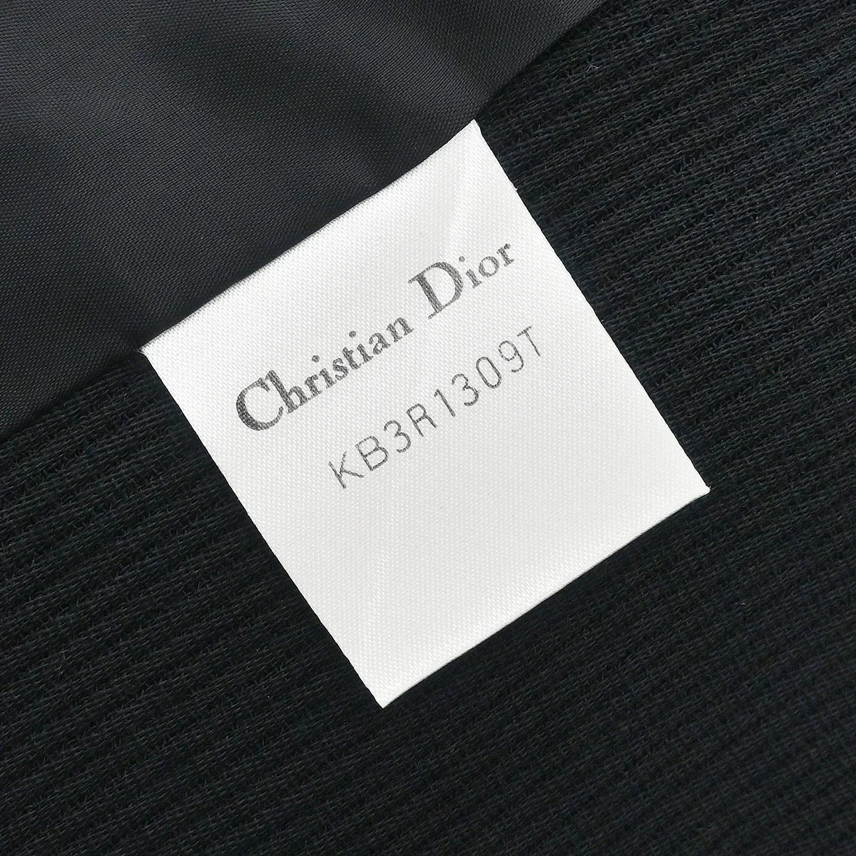 Christian Dior Collarless Jacket Black