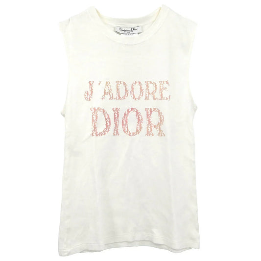 Christian Dior 2004 Sleeveless Tank Top White #38