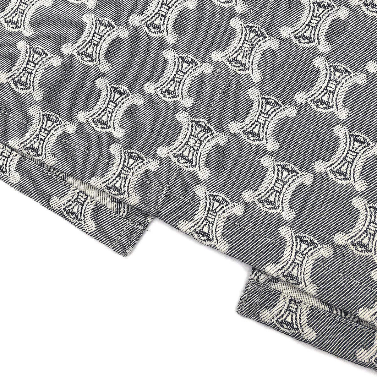 Celine Skirt Macadam Denim Gray #42