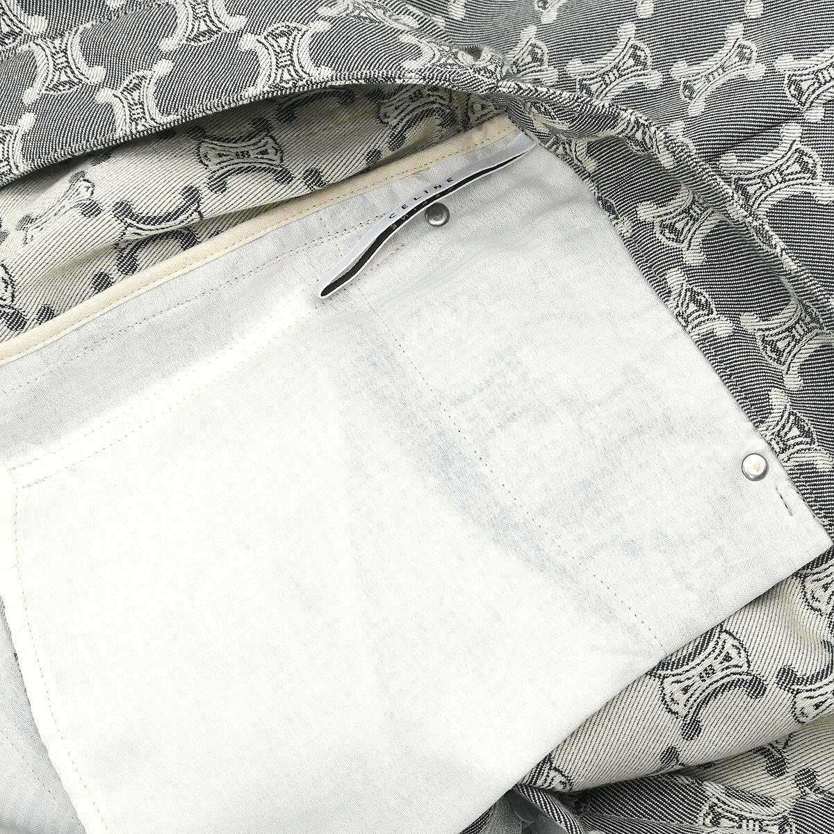 Celine Skirt Macadam Denim Gray #42