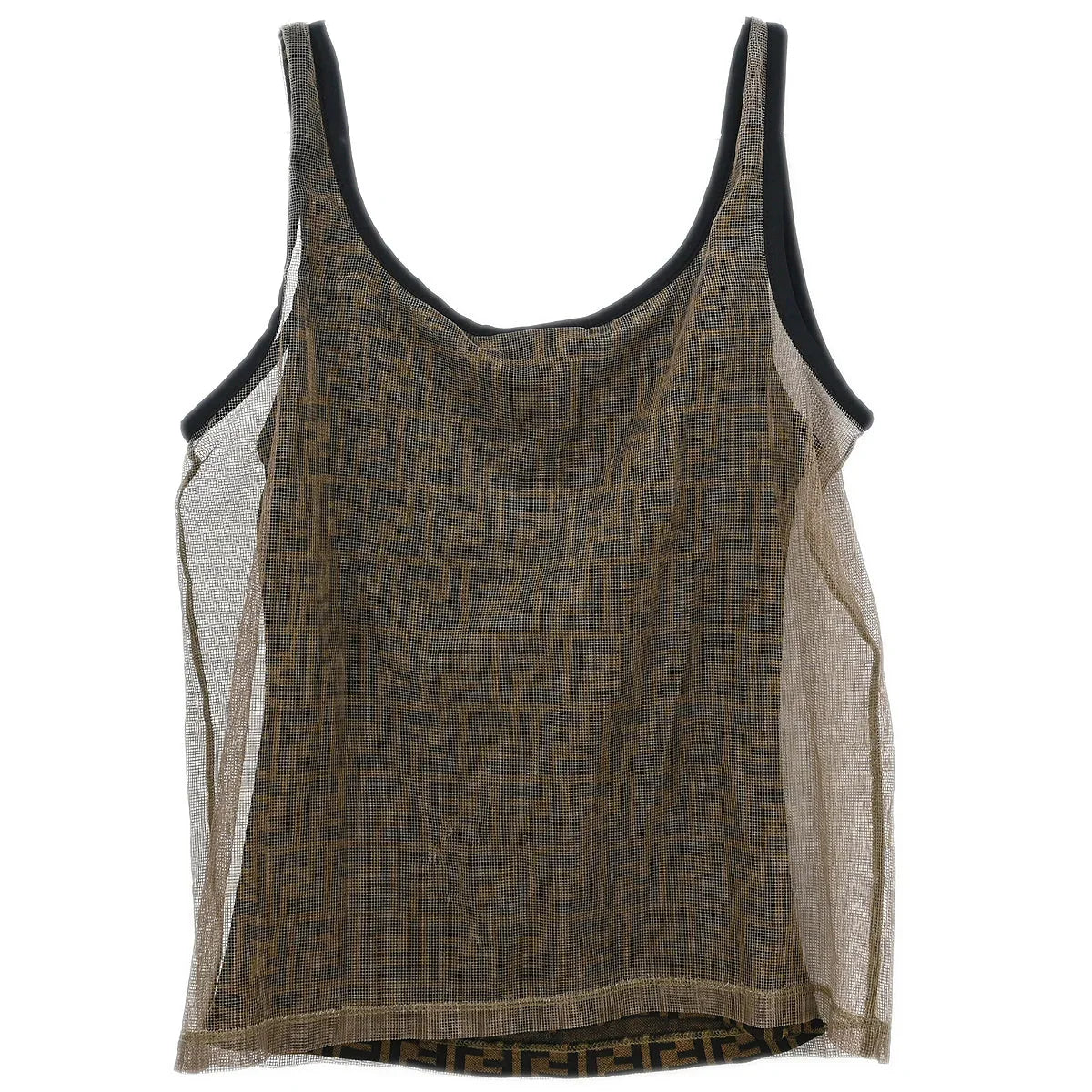 Fendi Sleeveless Tank Top Brown #38