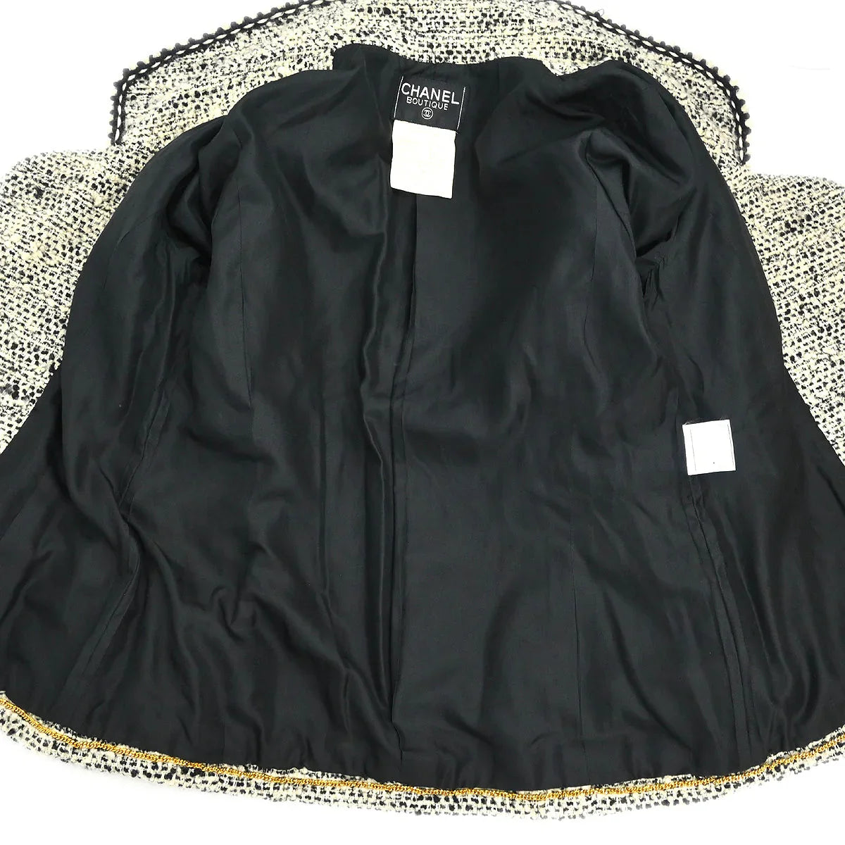 Chanel 1994 Single Breasted Jacket White #42
