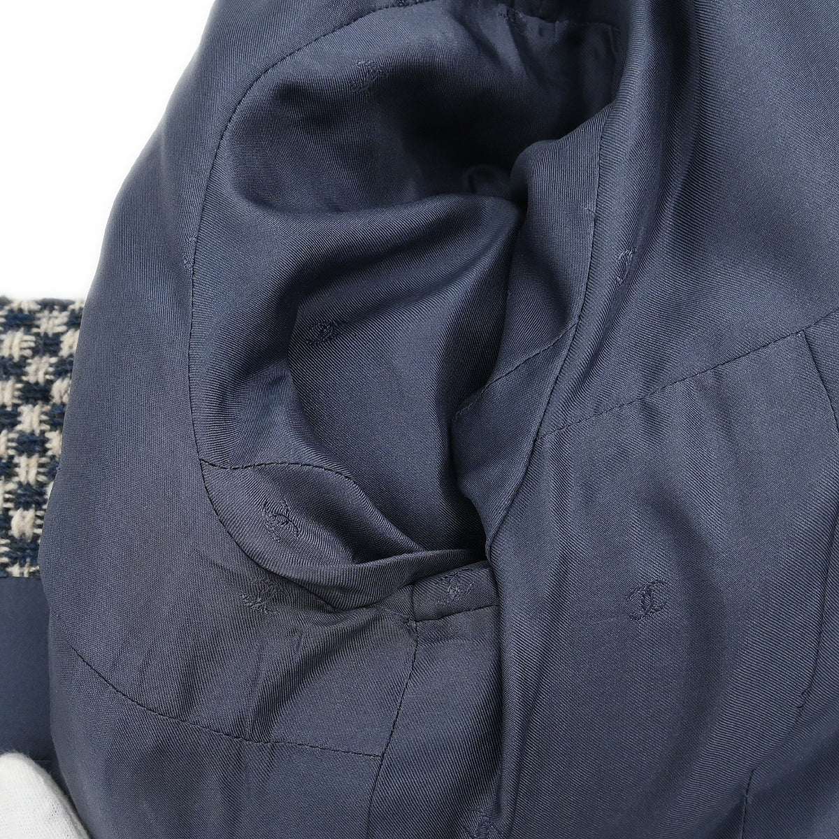 Chanel 1995 Single Breasted Jacket Navy #40