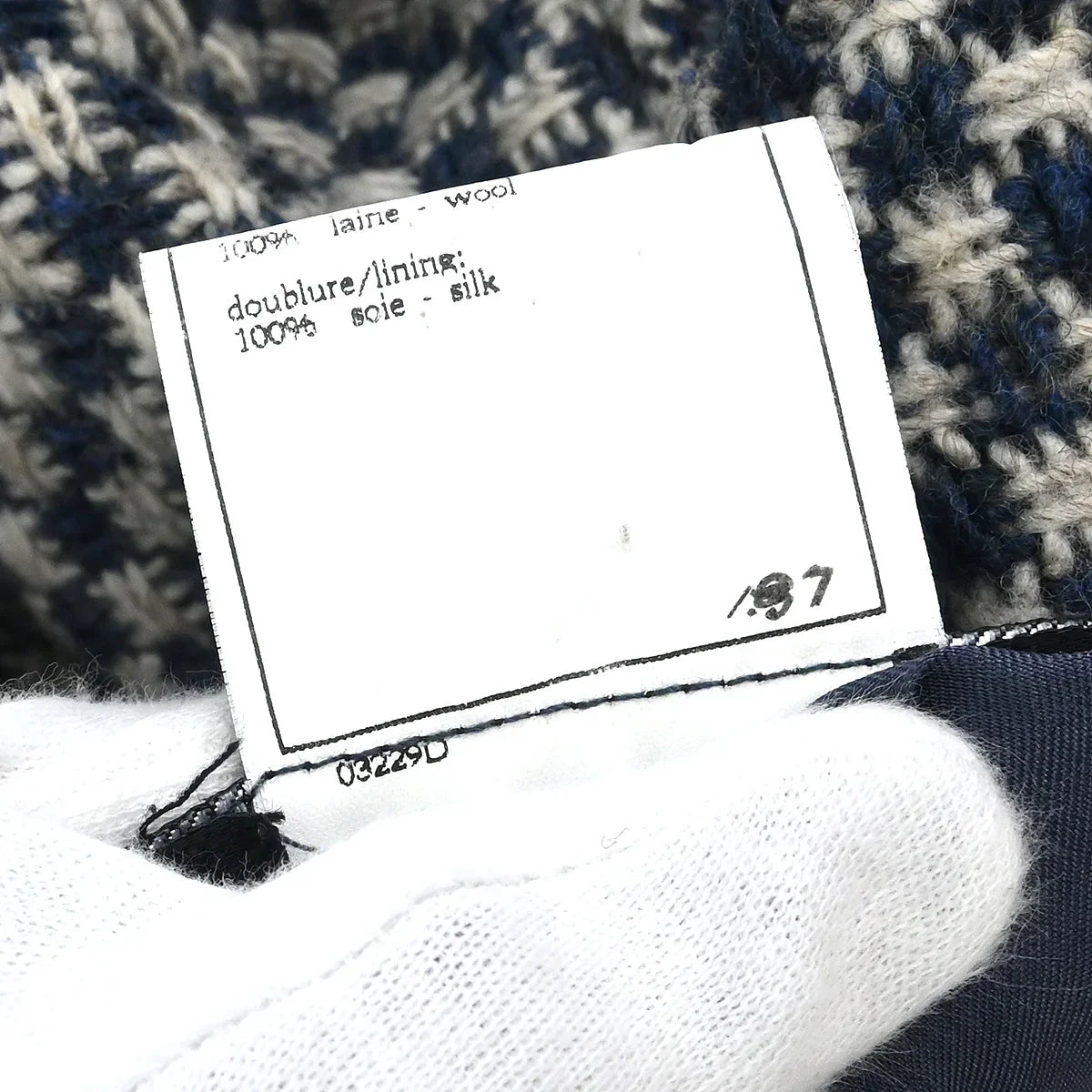 Chanel 1995 Single Breasted Jacket Navy #40