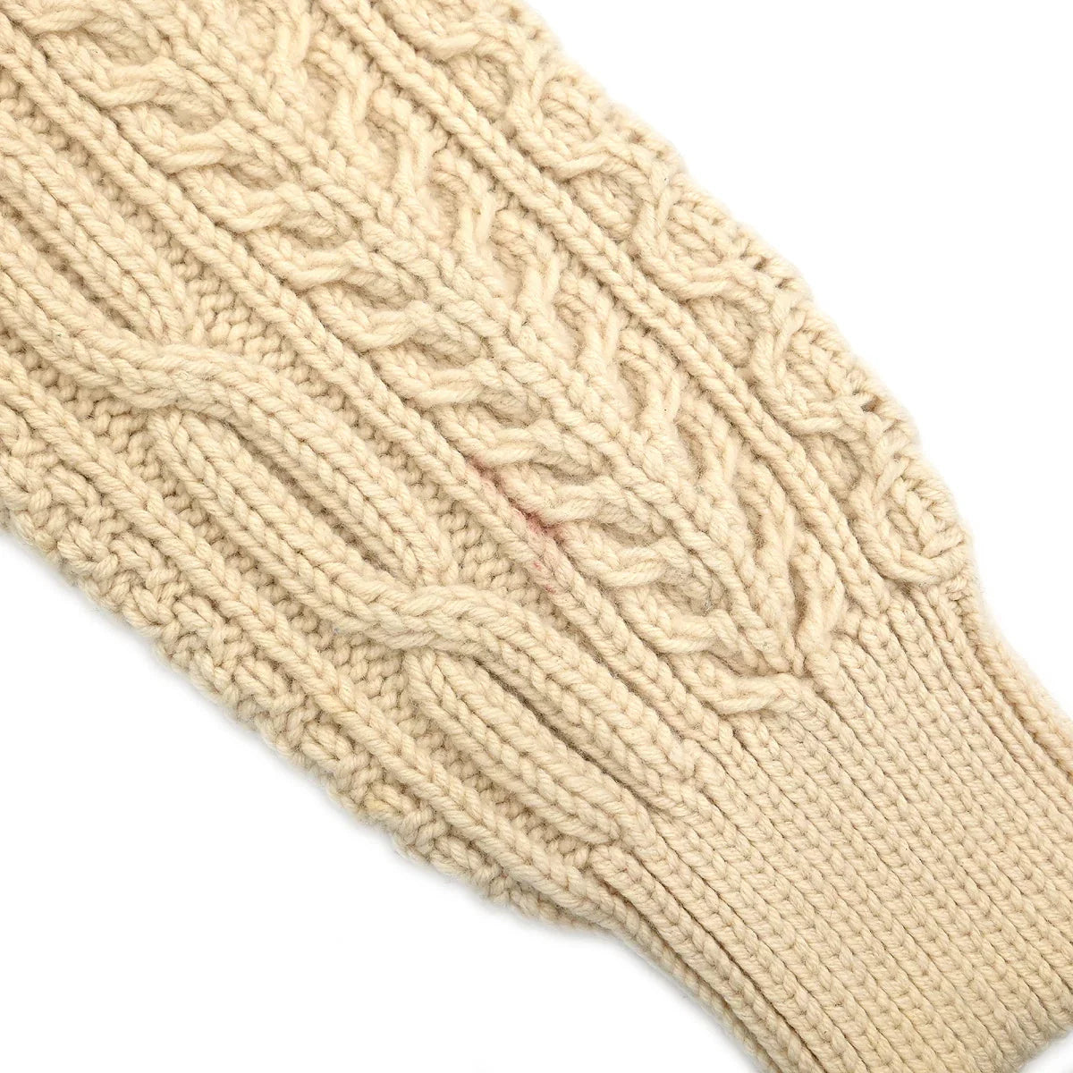 Chanel Cardigan Fisherman Sweater White