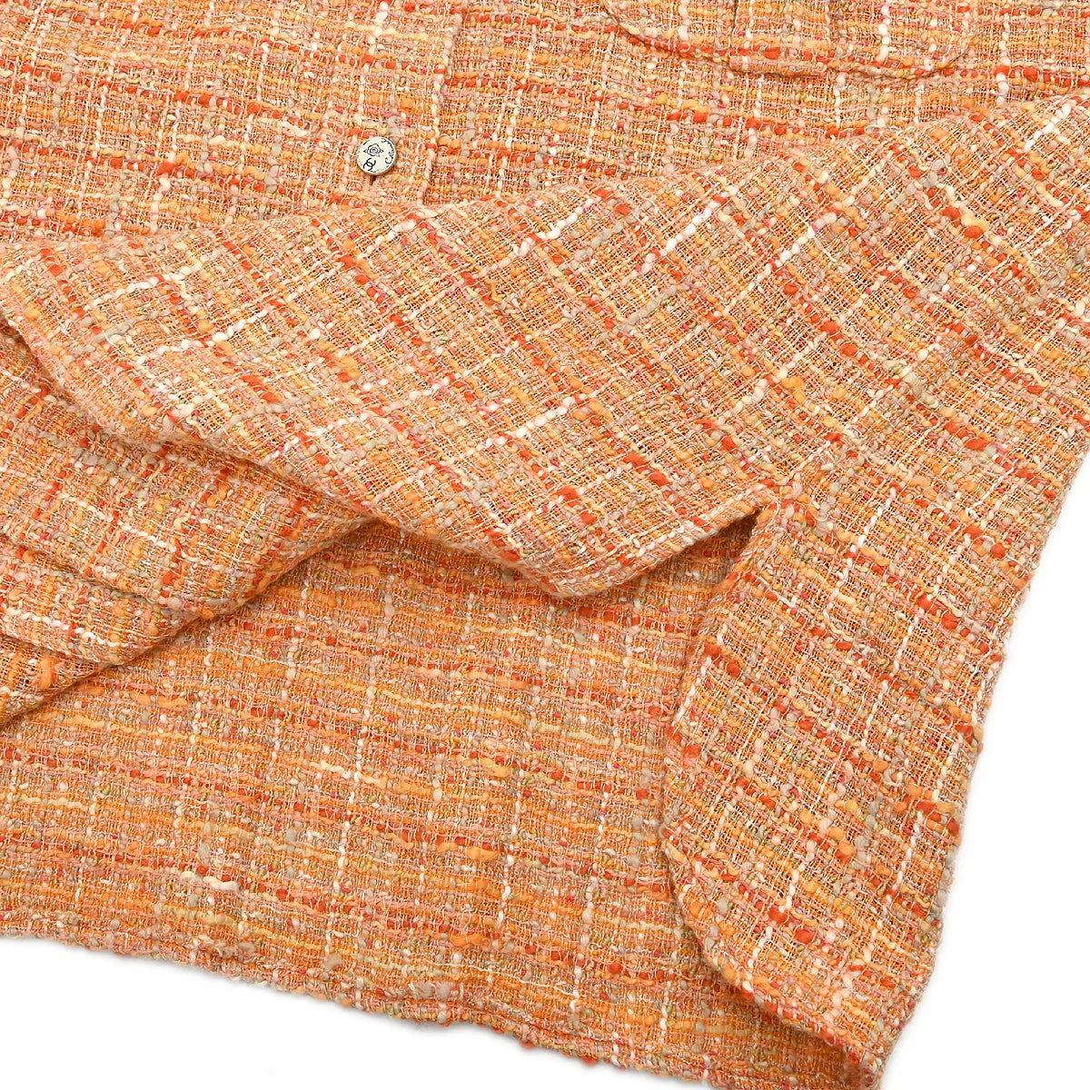 Chanel 2006 Sport Line Single Breasted Short Sleeve Jacket Orange #42