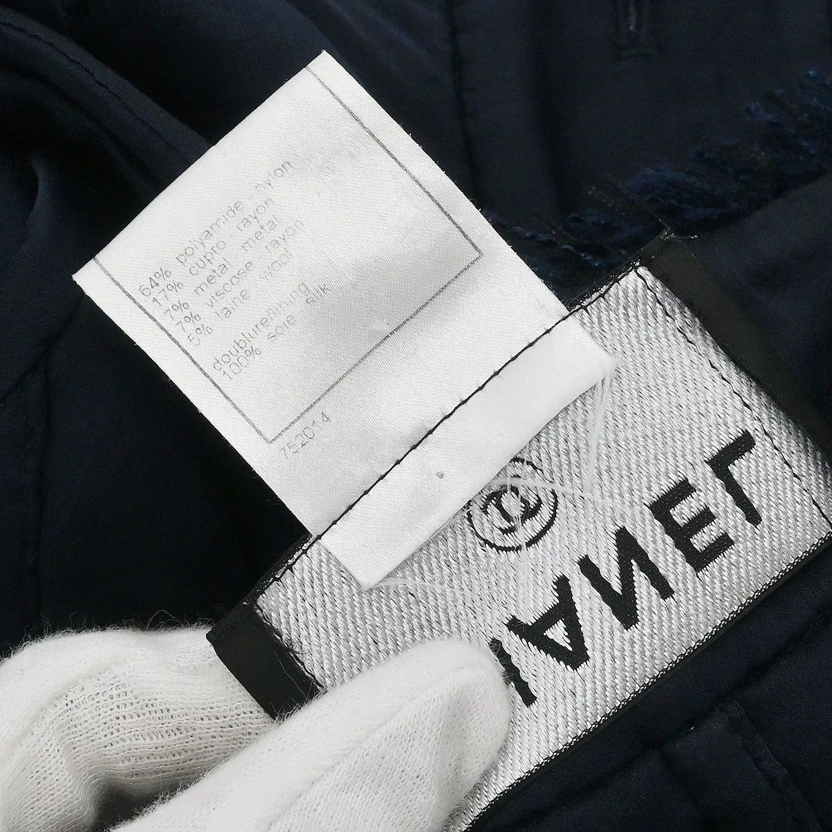 Chanel 2006 Single Breasted Jacket Navy #38