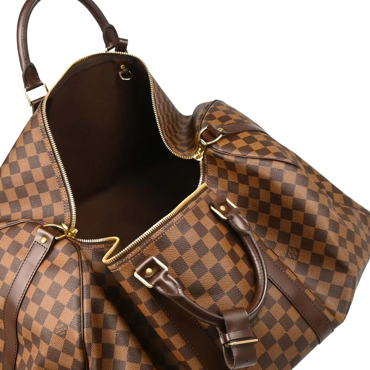 Louis Vuitton Damier Keepall Bandouliere 55 Duffle Bag N41414