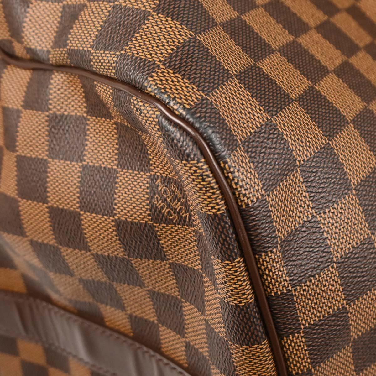 Louis Vuitton Damier Keepall Bandouliere 55 Duffle Bag N41414