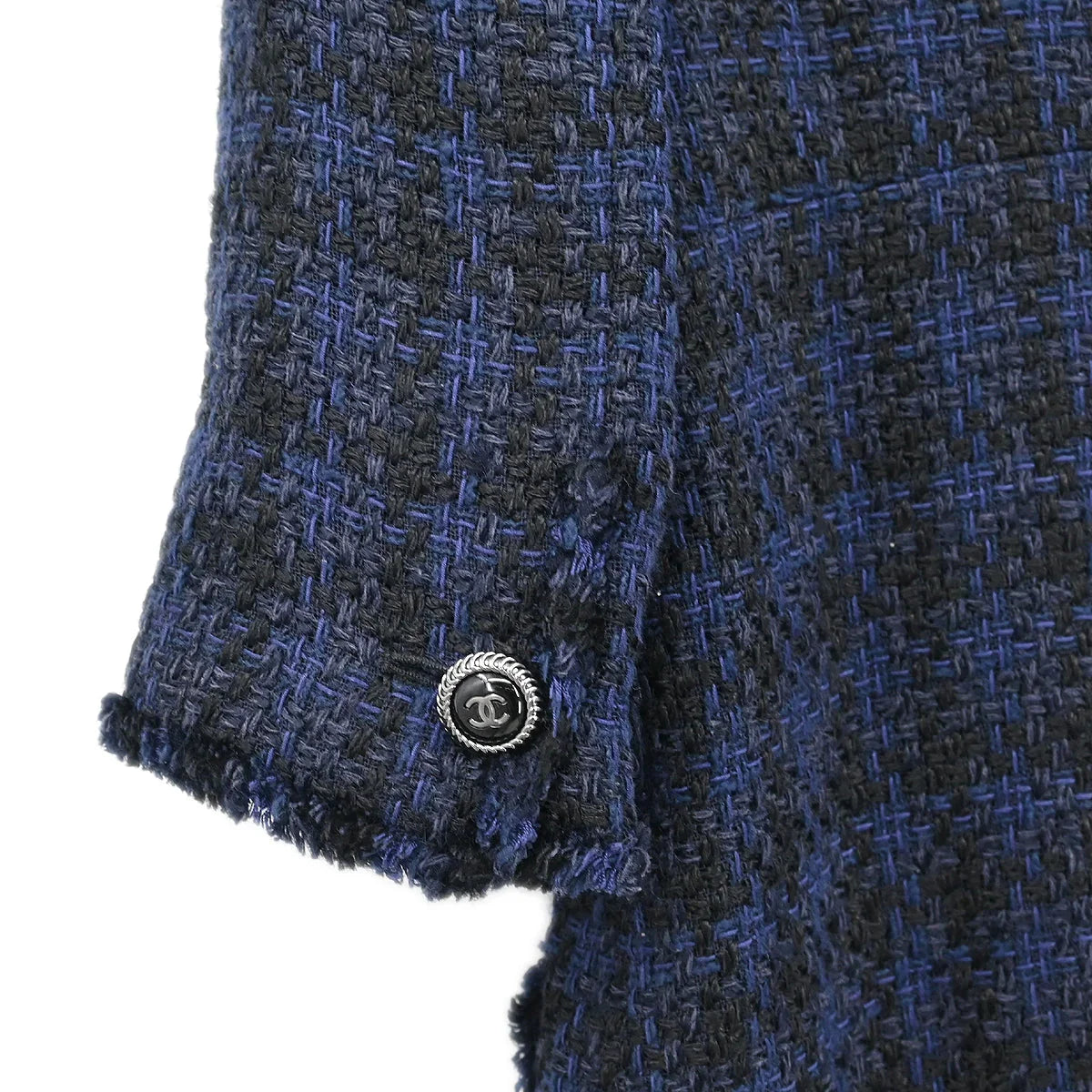 Chanel 2007 Single Breasted Jacket Navy #34