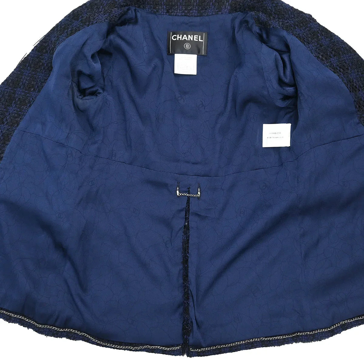 Chanel 2007 Single Breasted Jacket Navy #34