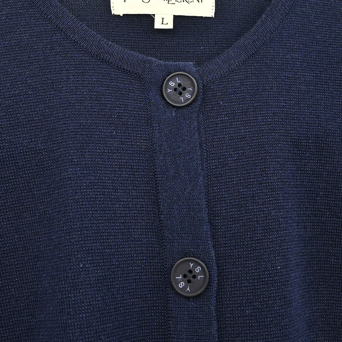 Yves Saint Laurent Cardigan Navy #L