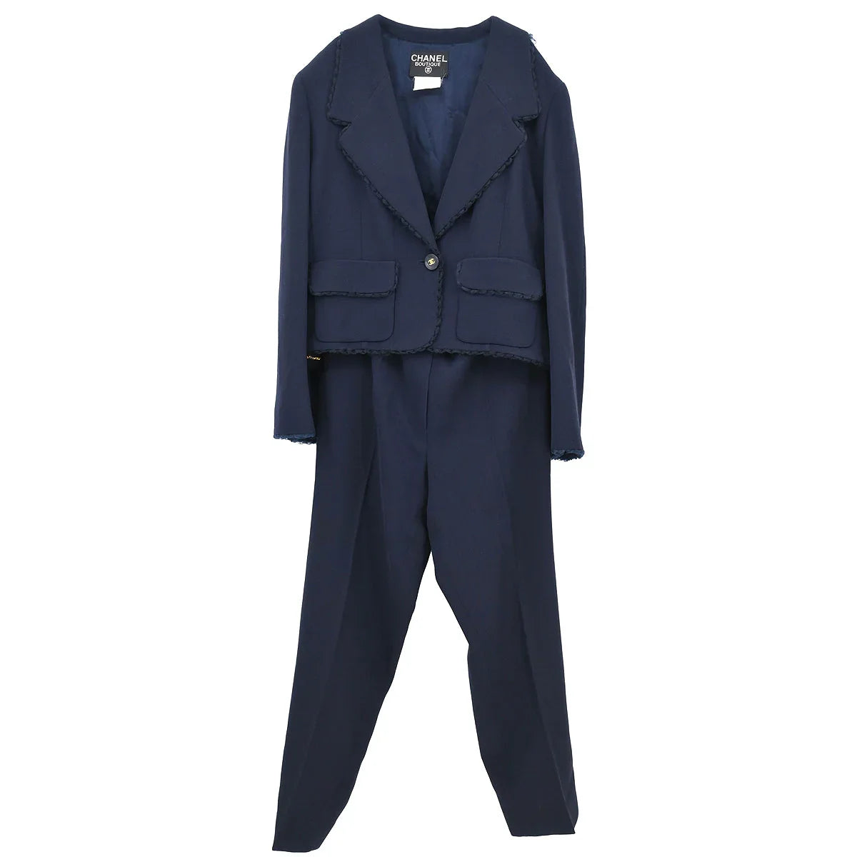 Chanel 1995 Setup Jacket Pants Navy #44