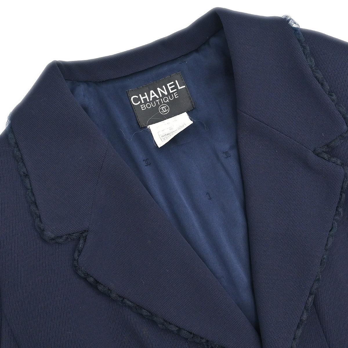 Chanel 1995 Setup Jacket Pants Navy #44