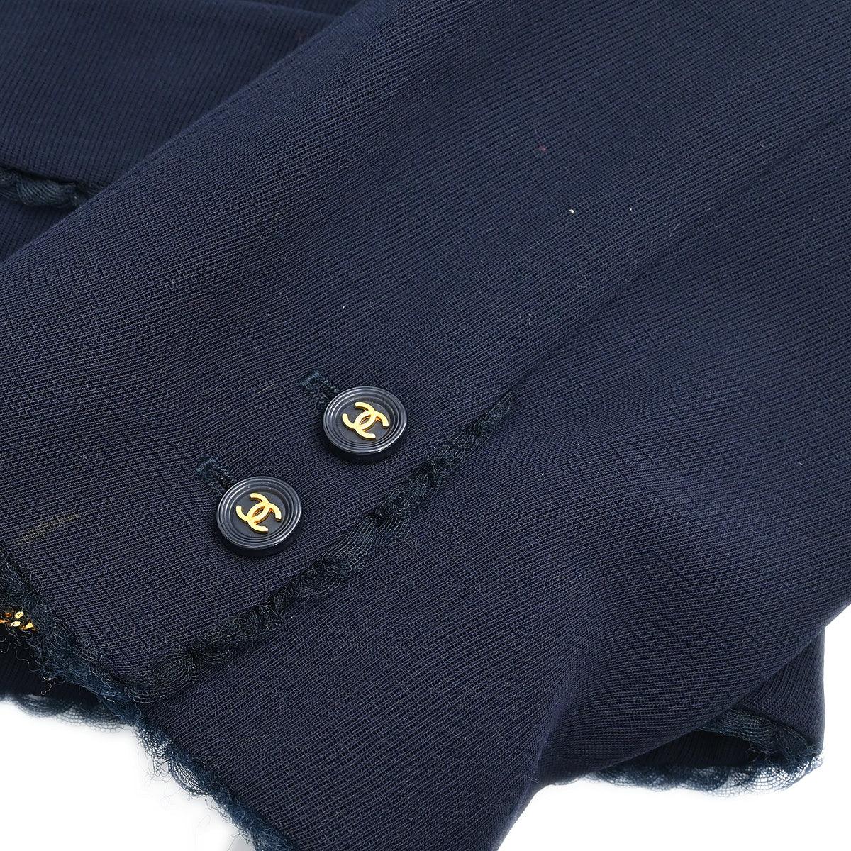 Chanel 1995 Setup Jacket Pants Navy #44