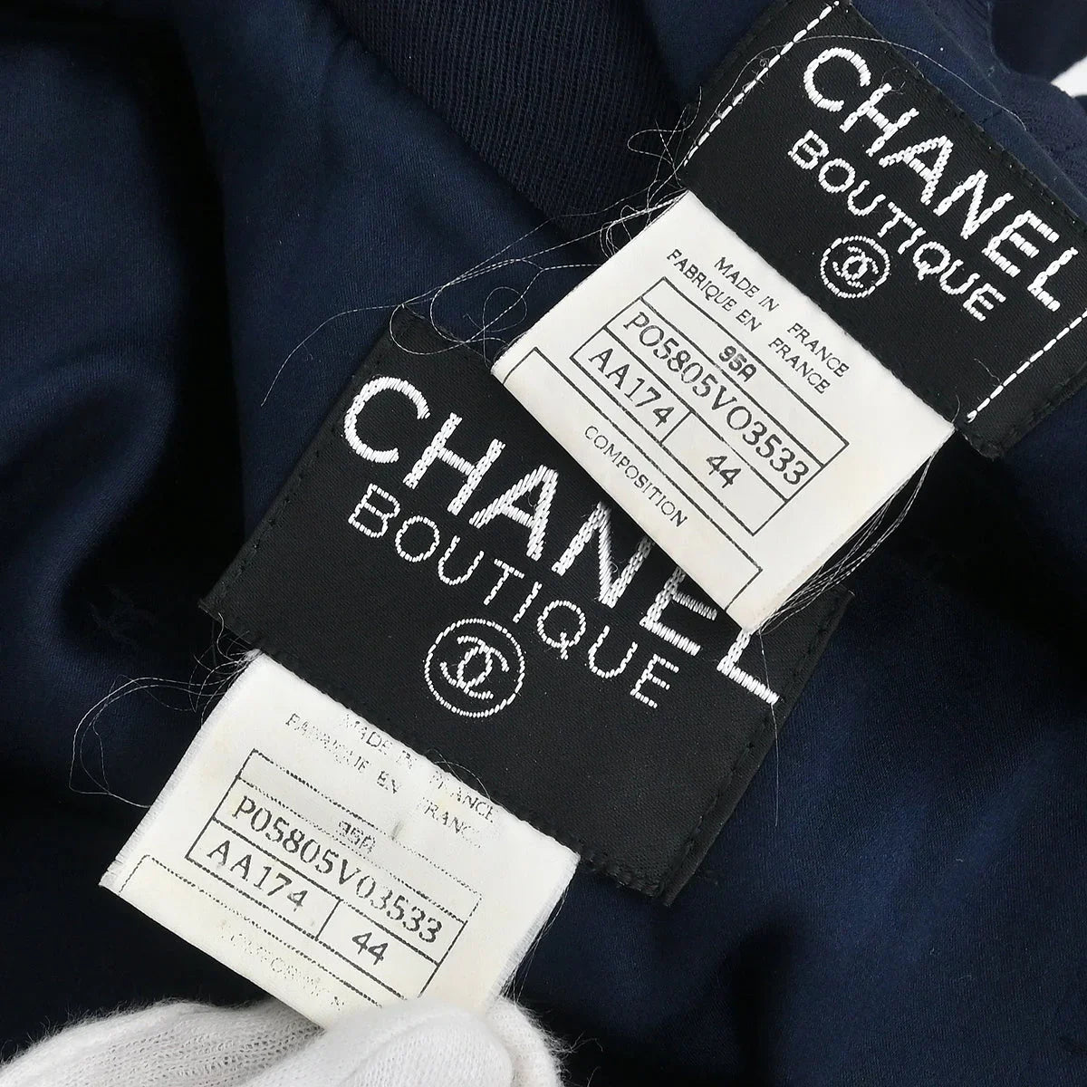 Chanel 1995 Setup Jacket Pants Navy #44