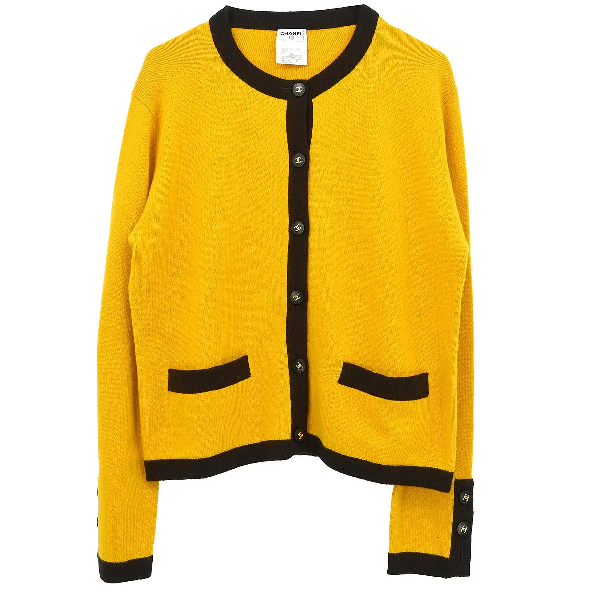 Chanel 1996 Cardigan Yellow #42