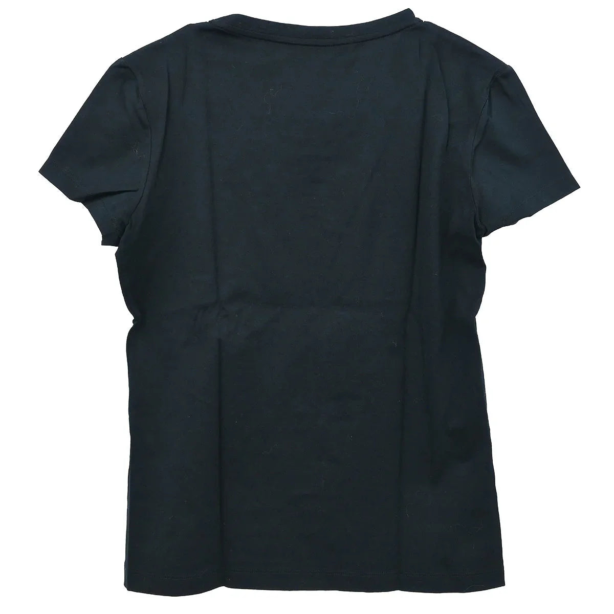 Yves Saint Laurent T-shirt Top Rhinestone Black #S