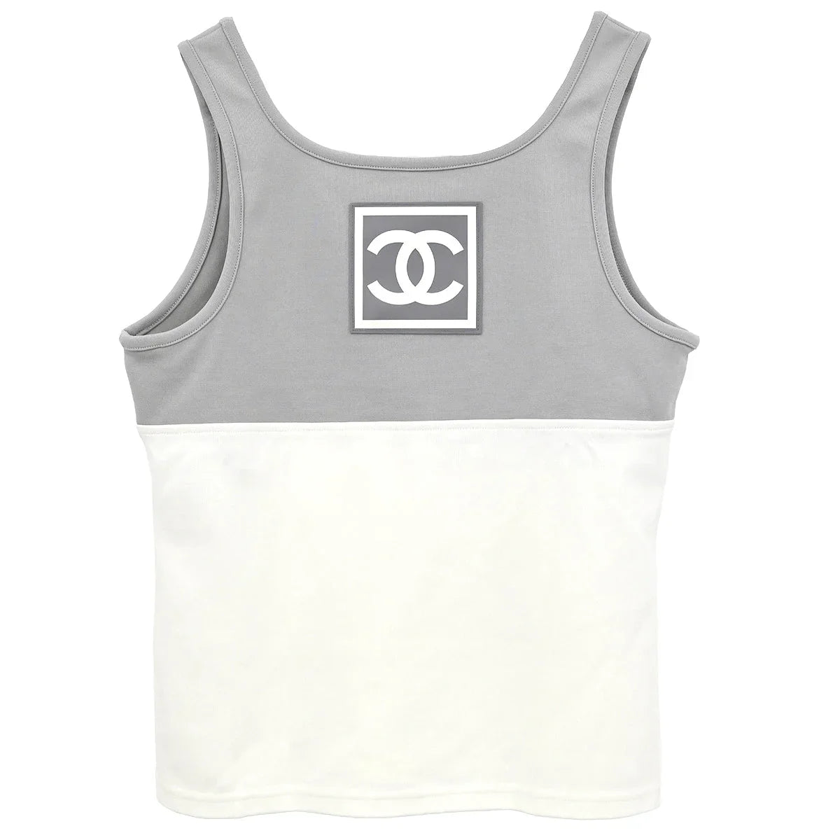 Chanel 2001 Sport Line Sleeveless Tank Top Gray #44