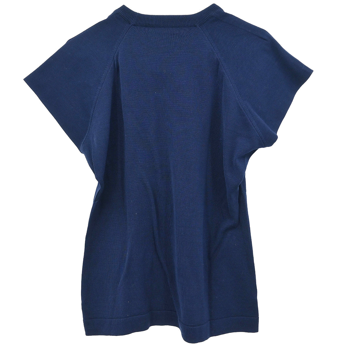 Chanel Short Sleeve T-shirt Top Navy #40