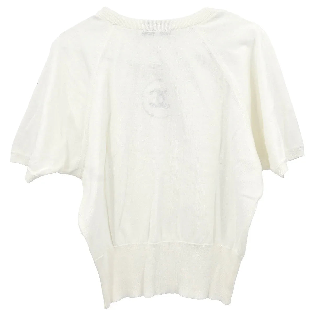 Chanel Short Sleeve Top White #40