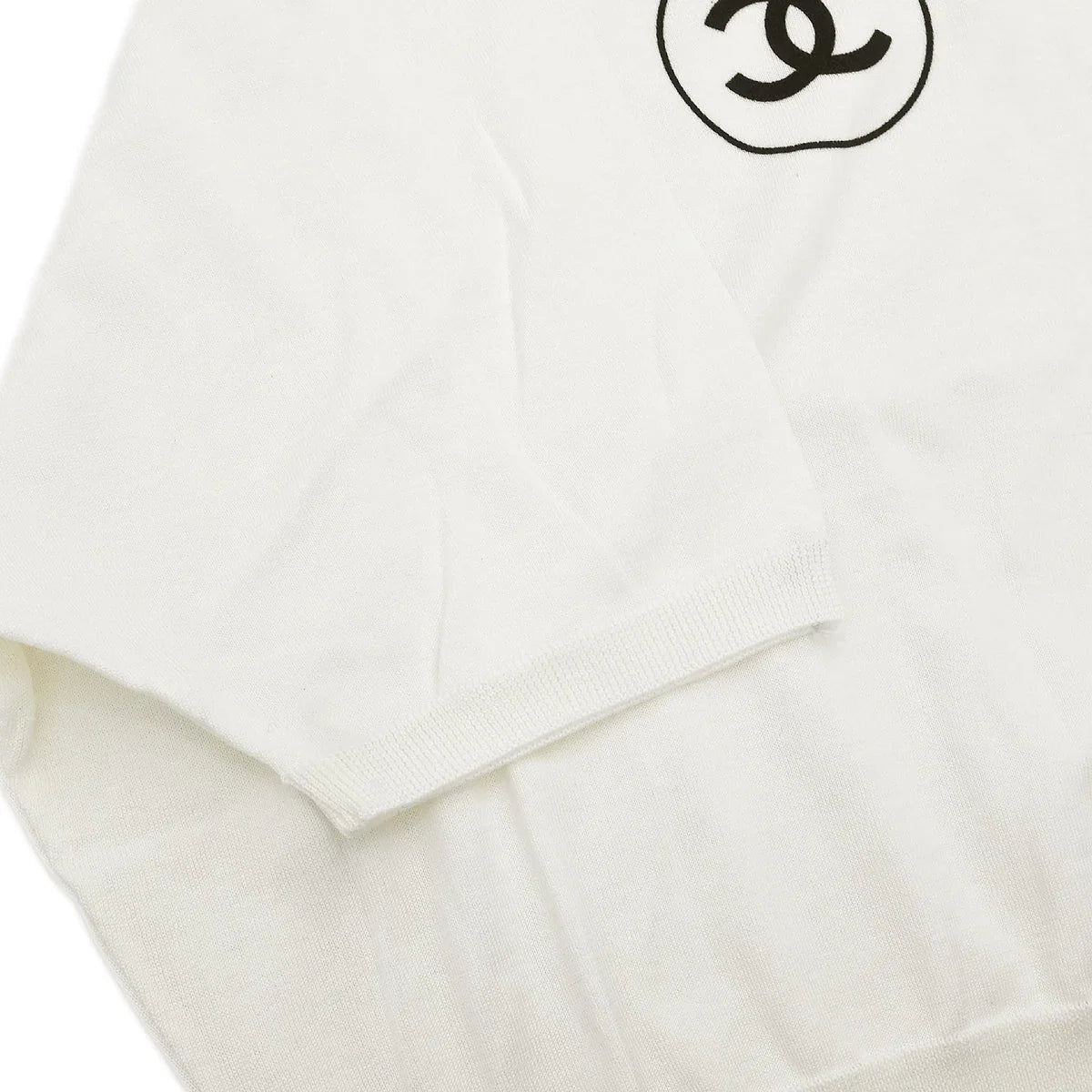 Chanel Short Sleeve Top White #40
