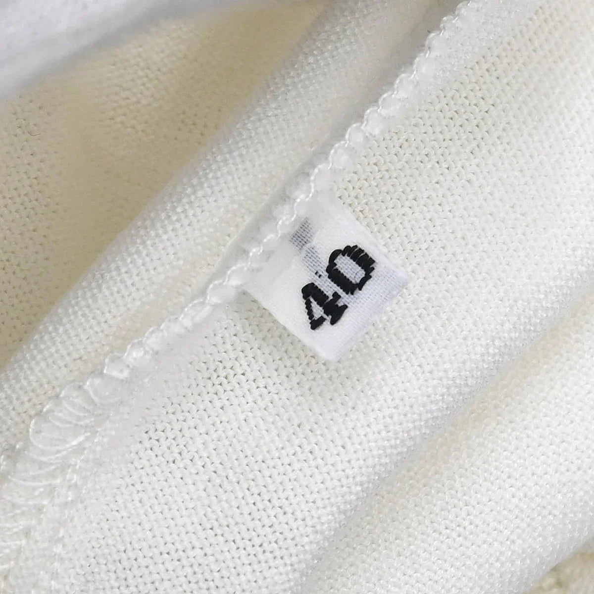 Chanel Short Sleeve Top White #40