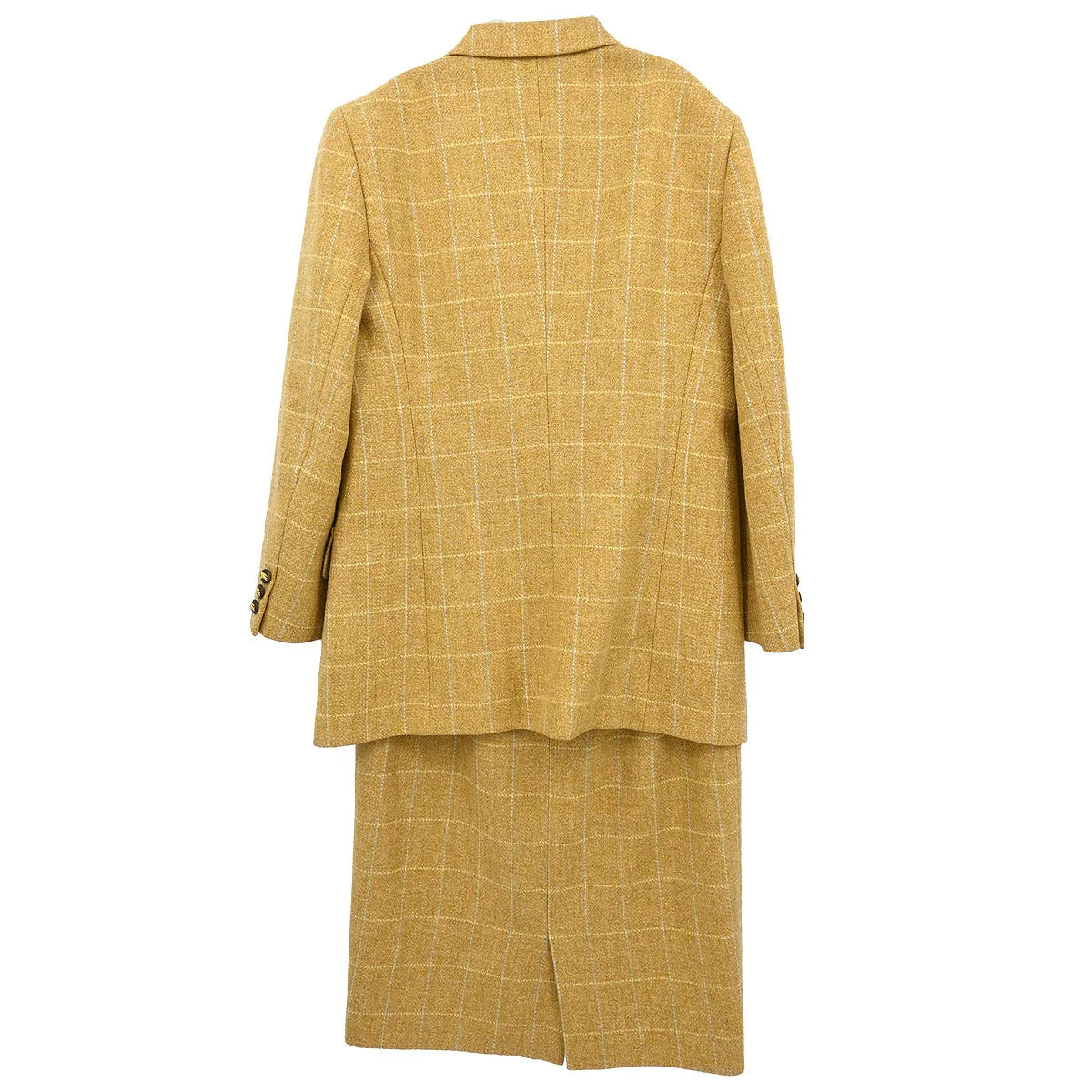 Burberrys Setup Suit Jacket Skirt Beige #42 #40