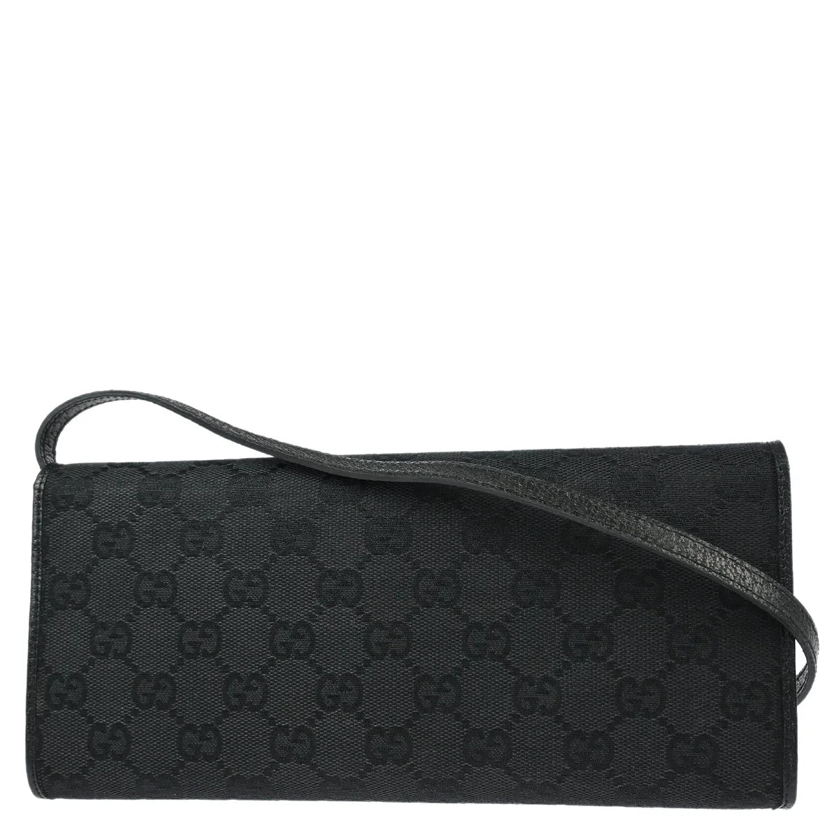 Gucci Black GG Bamboo Shoulder Bag