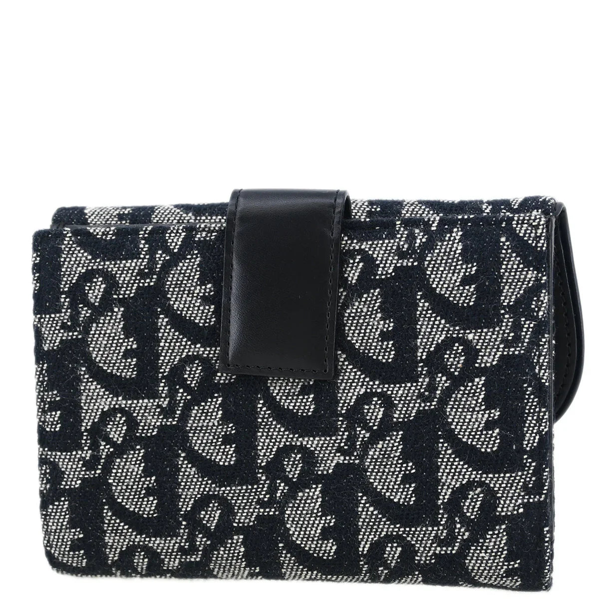 Christian Dior 2003 Black Trotter Wallet 01LU1013