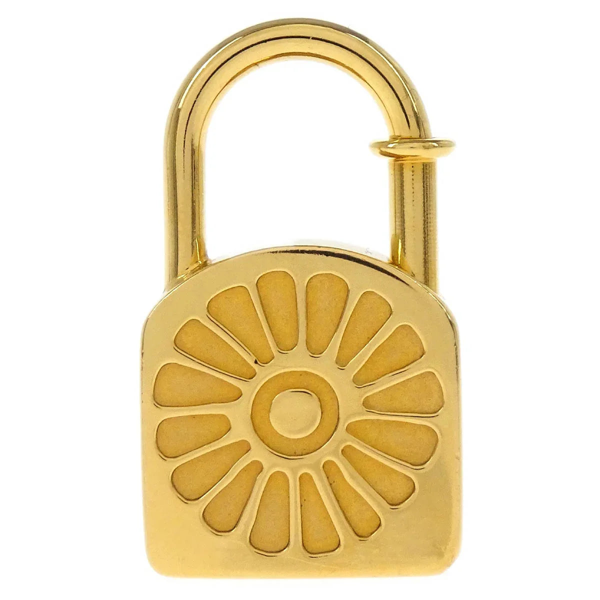 Hermes 1994 Sunflower Soleil Cadena Gold Small Good