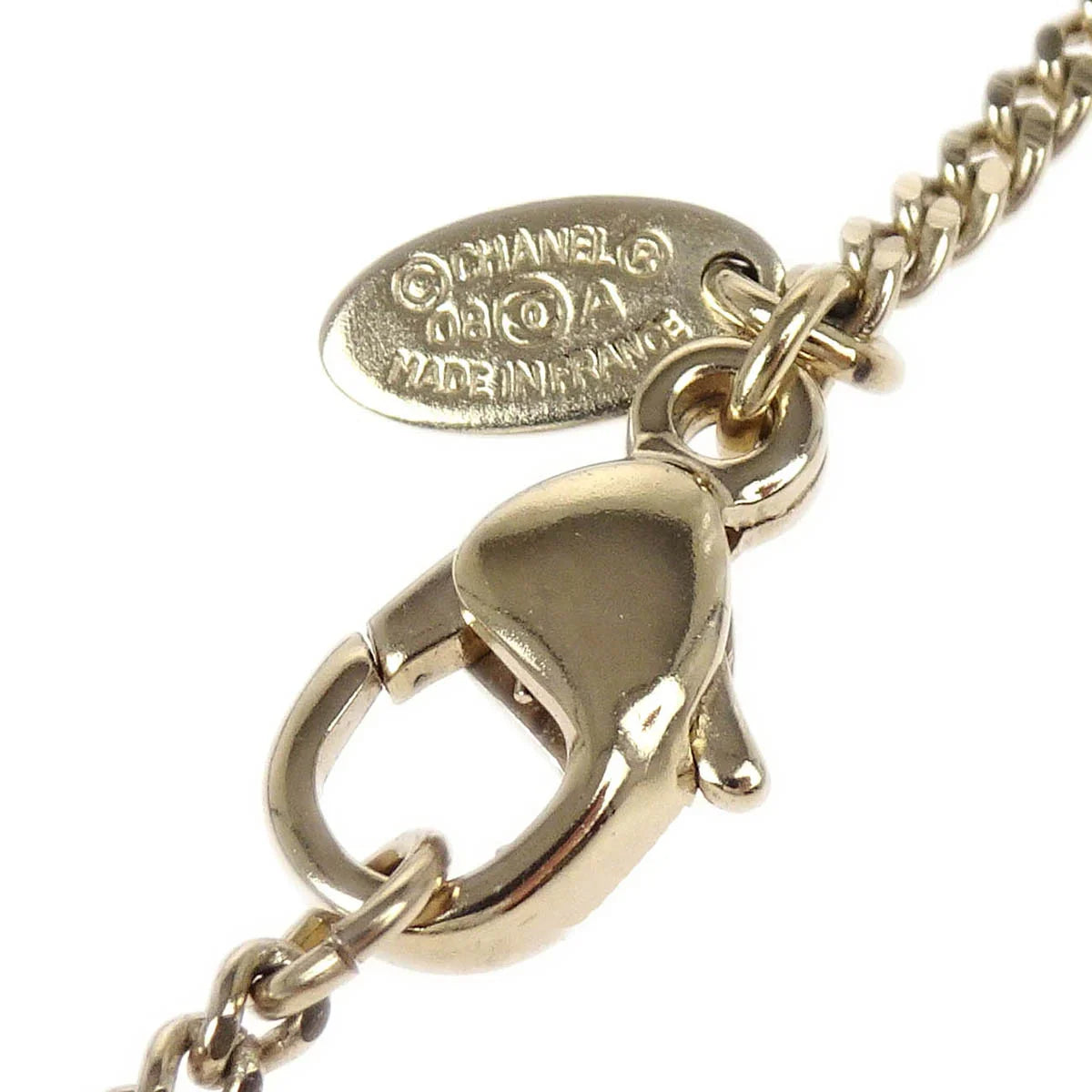 Chanel Gold Chain Pendant Necklace 08A