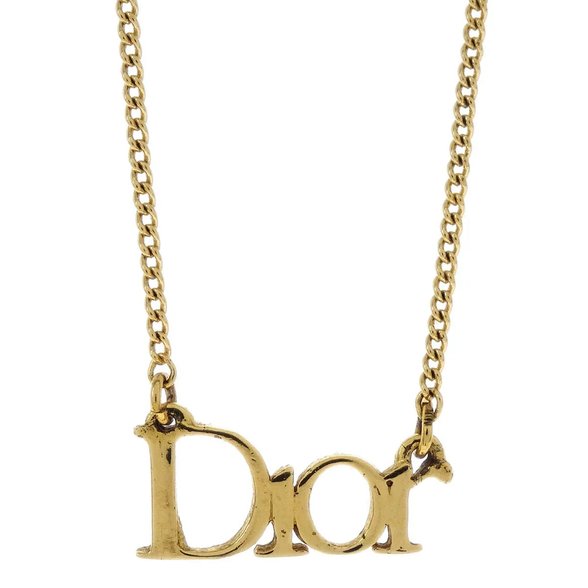 Christian Dior Necklace Pendant Gold