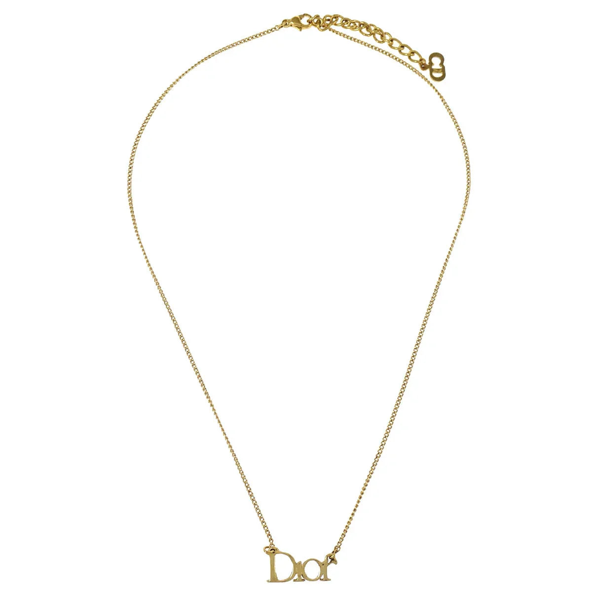 Christian Dior Necklace Pendant Gold