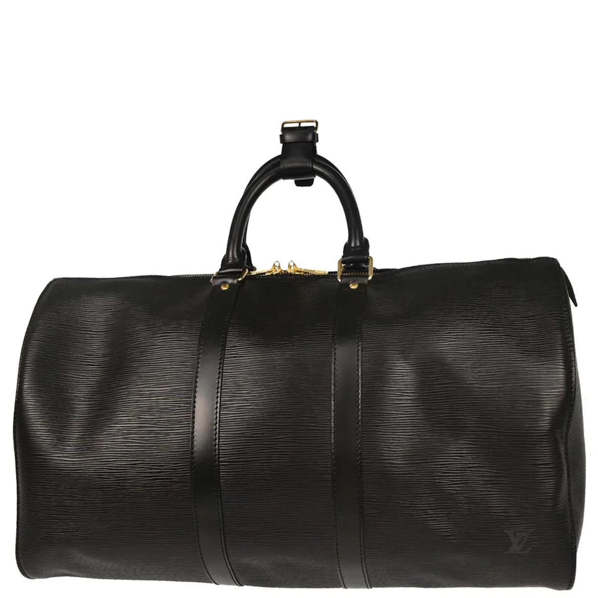 Louis Vuitton 1994 Black Epi Keepall 45 Travel Handbag M42972