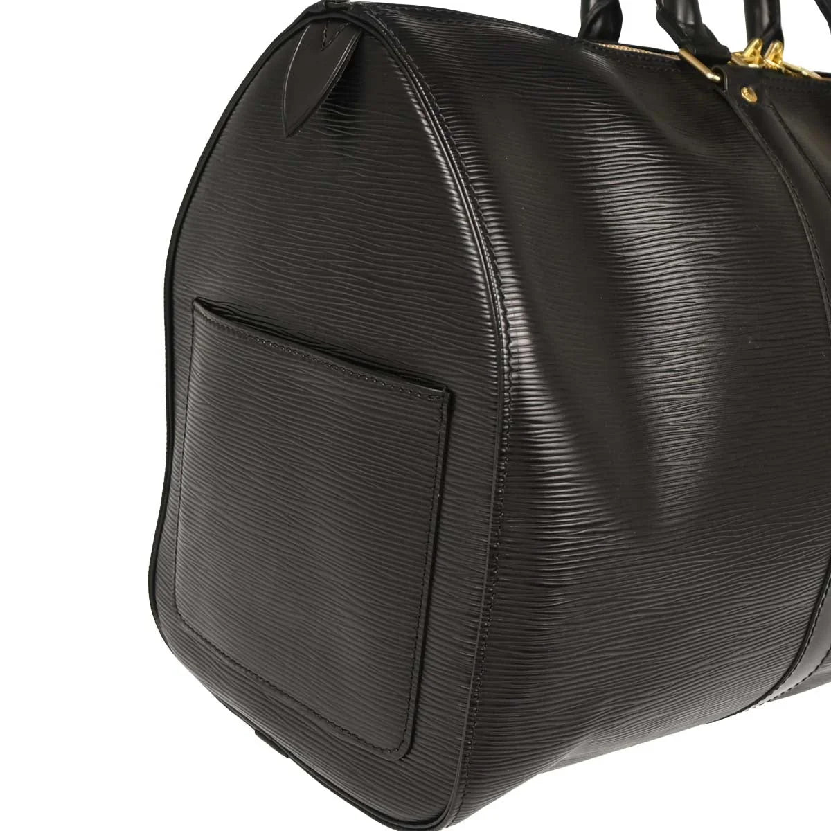 Louis Vuitton 1994 Black Epi Keepall 45 Travel Handbag M42972