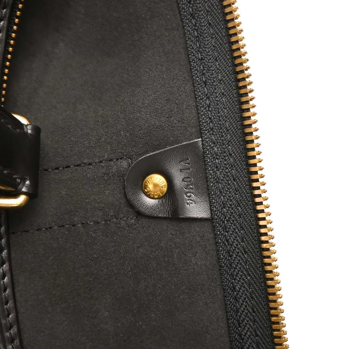 Louis Vuitton 1994 Black Epi Keepall 45 Travel Handbag M42972