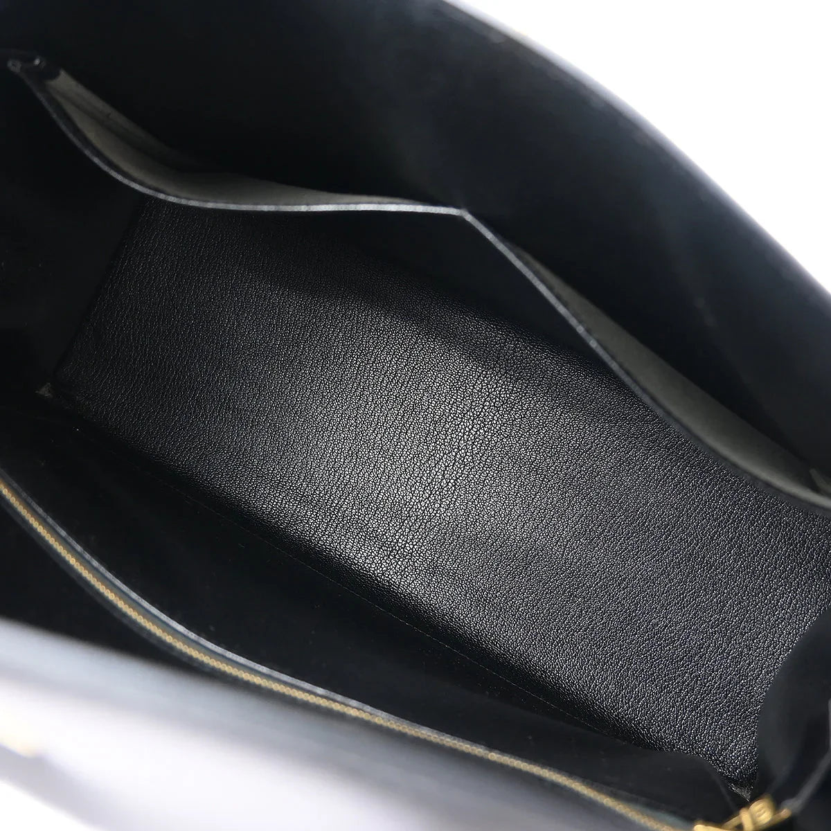 Hermes Black Box Calf Kelly 35 Sellier 2way Shoulder Handbag