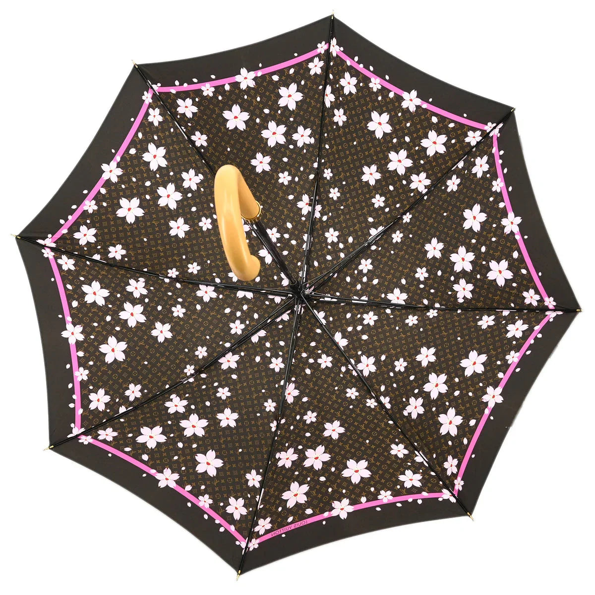 Louis Vuitton Monogram Cherry Blossom Umbrella M92030 Small Good