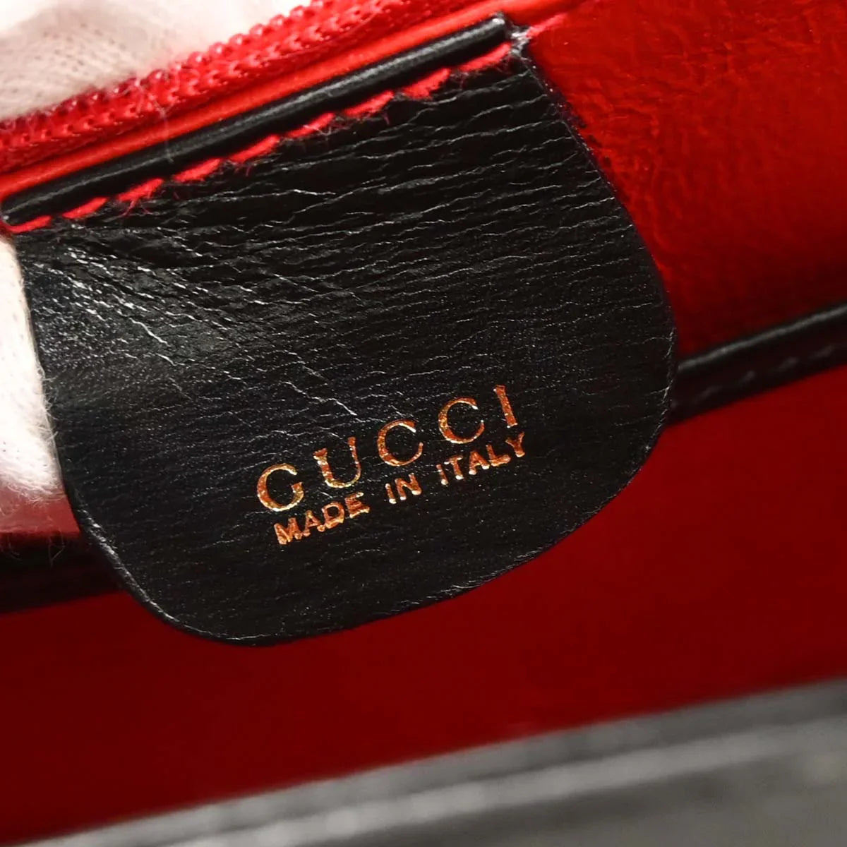 Gucci Black Bamboo 2way Shoulder Handbag