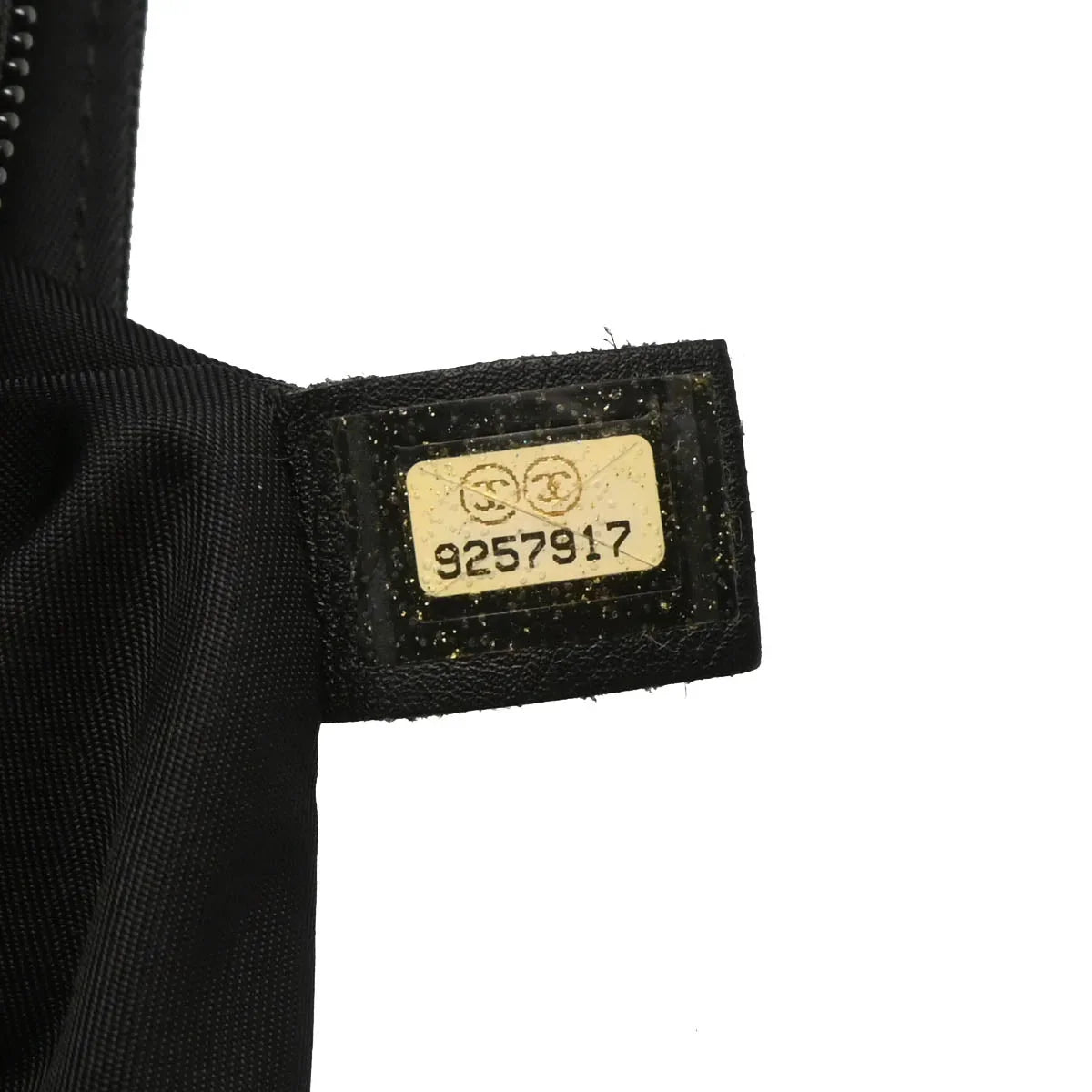 Chanel 2004-2005 Black Felt Nylon Sport Line 2way Shoulder Handbag