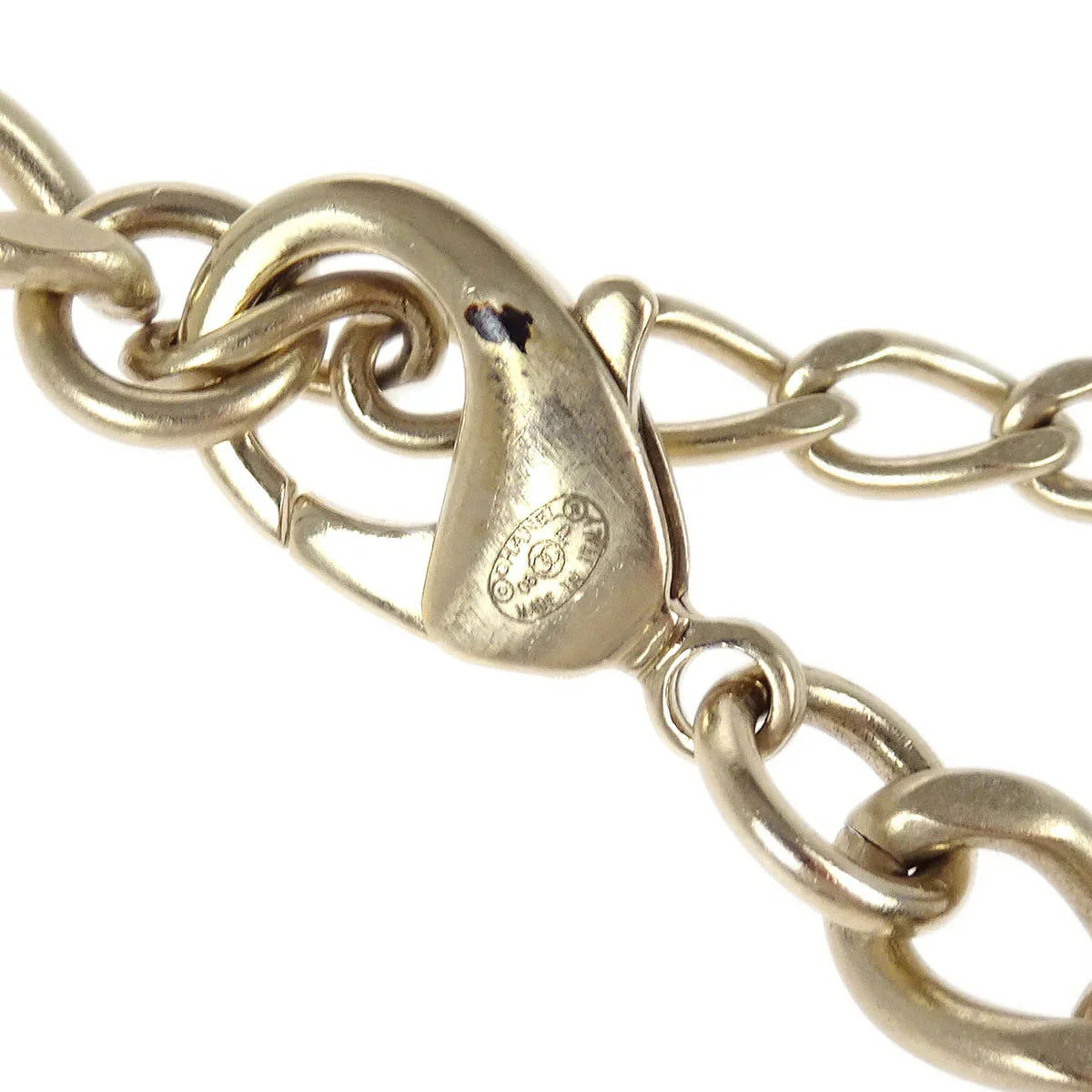 Chanel Gold Icon Chain Belt Heart CC 06P Small Good